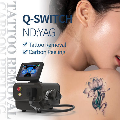 Q-Switched ND Yag Picosecond Laser Tattoo Removal Machine Rimozione della pigmentazione